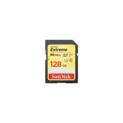 128 GB SANDISK EXTREME SDHC 90 MB CLASS10 UHS I SD