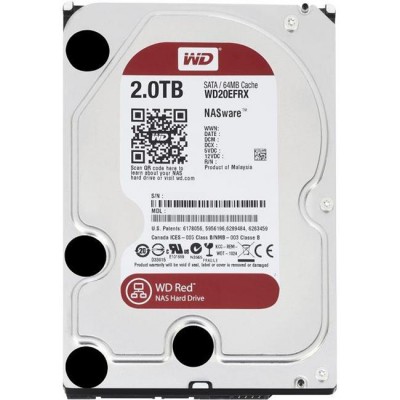 2 TB 3.5 WD SATA3 64MB RED (NAS) WD20EFRX