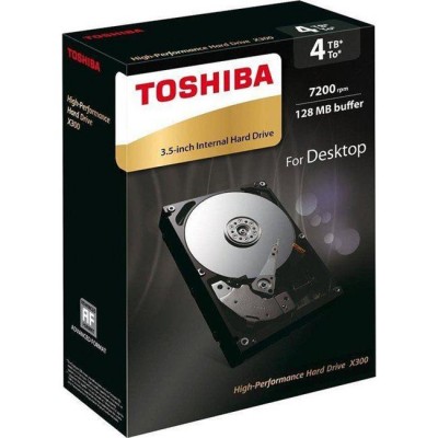 4 TB 3.5 TOSHIBA X300 SATA 128MB HDWE140EZSTA